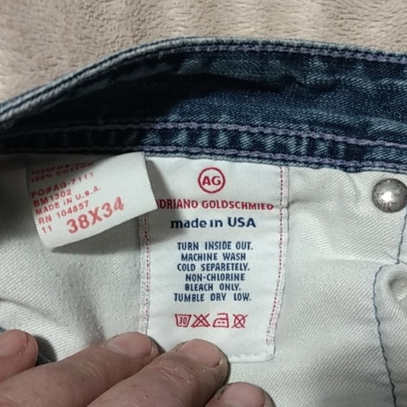 Men's Adriano Goldschmied jeans size 38/34 - Picture 8 of 8